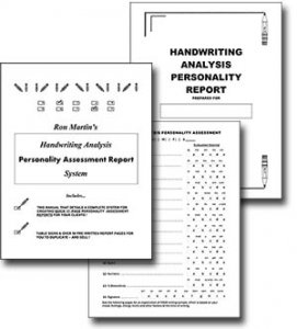 Ron Martin's Handwriting Analysis Report Package